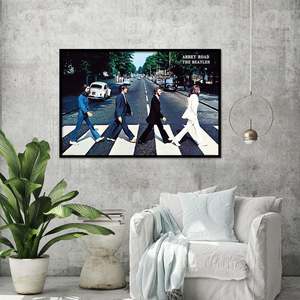 Póster de Abbey Road Beatles, Técnicas de Impresión Offset y Digital para Educación y Decoración del Hogar, Material de Vinilo y Lienzo - Product Image 3