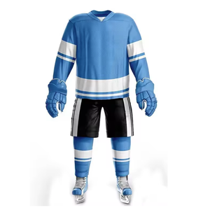 Maillots de hockey sur glace personnalisés en polyester respirant de qualité professionnelle OEM avec logo d'équipe personnalisé pour hommes - Product Image 2
