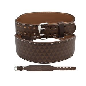 Entrenamiento Cueros Gimnasio Cinturón OEM Fitness Gimnasio Equipo de protección Soporte PU Cuero Levantamiento de pesas Cinturón de cuero para hombres. - Product Image 4