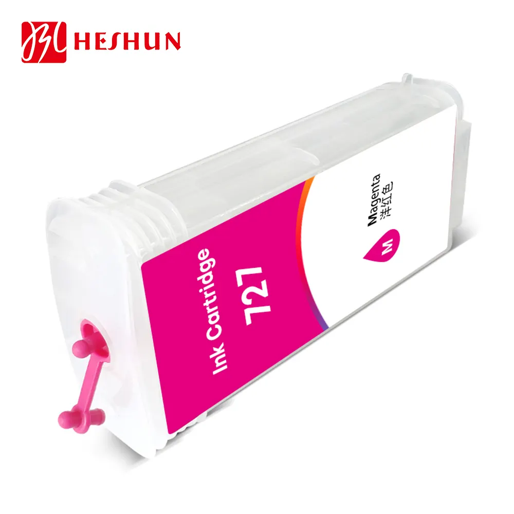 Heshun Navulbare Inktcartridge Hp 727 Compatibel Voor Hp Designjet T920/T930/T1500/T1530/T2500/T2530