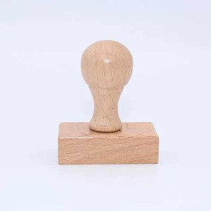 Timbre en bois de hêtre en forme de rectangle de haute qualité bon pour une utilisation de bureau - Product Image 3