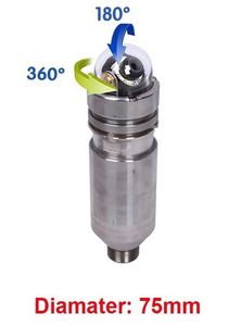 Cámara dual giratoria de 360 grados, cámara de pozo profundo, cámara de inspección de perforación de pozo a la venta con envío gratis - Product Image 6