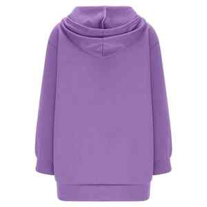 Sweats à capuche zippés pour hommes, hiver, uni, teinture unie, avec broderie personnalisée, étiquette, logo, impression et personnalisation de marque pour les promotions - Product Image 4