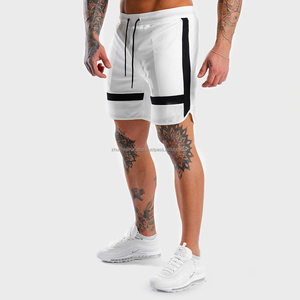 Pantalones cortos de gimnasio para hombre, ropa de entrenamiento de tela personalizada de alta calidad, 7 pulgadas, informal, delgado, con tu Logo, servicio OEM - Product Image 5
