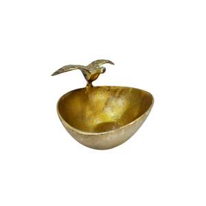 Plateau de service en laiton plaqué or fabriqué à la main écologique poli moderne de qualité alimentaire 100 pièces pour la cuisine fête haut Design plante - Product Image 3