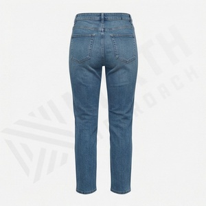 Customized Color <b>Women's</b> Skinny <b>Jeans</b> Fashionable Cotton Denim Pants Customizable Logo Casual Fit Light Weight Waist Ladies Wear - Product Image 2
