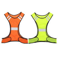 Chaleco de Seguridad Táctico Formal de Invierno de Poliéster/Cuero con Cuello Alto y Logotipo Frontal, Reflectante de Alta Visibilidad, Negro, para Hombres, para Hacer Ejercicio
