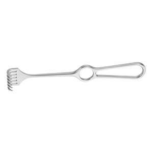 Écarteur de plaie Volkmann 8,34 po, 6 branches semi-affûtées, profondeur 16 mm, largeur 30 mm, écarteurs chirurgicaux - Product Image 6