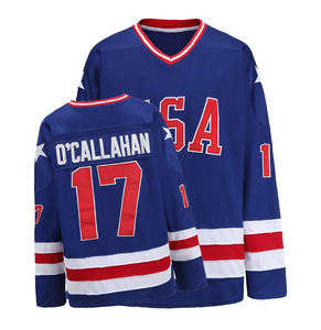 2025 personalizado sublimación completa poliéster Hockey sobre hielo Jersey alta calidad Bsci ropa deportiva uniformes para hombres adultos secado rápido - Product Image 1