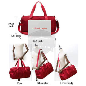 Sac de sport de grande capacité personnalisé de haute qualité pour une utilisation en extérieur, en nylon imperméable et polyester léger et respirant, fabriqué au Pakistan - Product Image 5