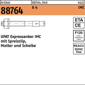 UPAT Express Anchor R 88764 IMC 16/50/170 ชุดแพ็ค 4-10 ชิ้น - Product Image 1