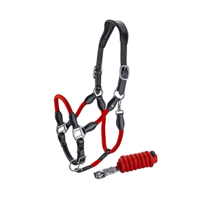 สายจูงม้าคุณภาพสูงระดับมืออาชีพ ทำจากสแตนเลสและหนัง ขายส่งราคาพิเศษ ปี 2024 - Product Image 1