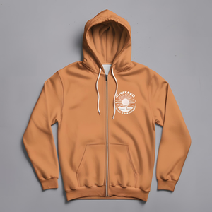 Vintage Sunfaded Zip-Up Hoodie Custom Washed Color para hombres y mujeres Bordado Logo Printing Winter Season Hoodie - Product Image 3