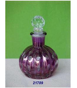 Decorative Perfume <b>Bottle</b> with Purple Shiny Color - Product Image 1