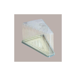 Tapa desechable para rebanadas de pastel Medoro de 100 piezas 160x120H85mm Alcas para llevar - Product Image 3