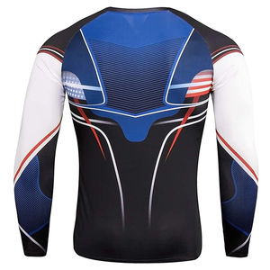 Service OEM Vêtements de fitness pour hommes Rash Guard manches longues pour hommes Rash Guard - Product Image 6