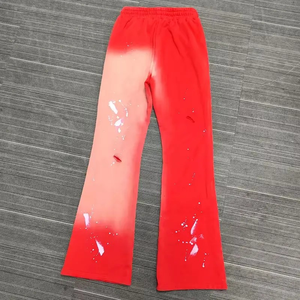 กางเกงวิ่งขายาวสำหรับผู้ชายสเวตเตอร์สแต็คพิมพ์ลายเปลวไฟซักได้ตามต้องการแนวสตรีท - Product Image 6