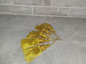 Borla de seda 100% hecha a mano de alta calidad, joyería uniforme, borlas, alambre de lingote sedoso, trenza de encaje para uso decorativo - Product Image 4