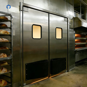 Porte à battant résistante <span class=keywords><strong>aux</strong></span> températures élevées et à l'humidité - Atelier de <span class=keywords><strong>boulangerie</strong></span> Passage de marchandises Porte à usage intensif - Product Image 1