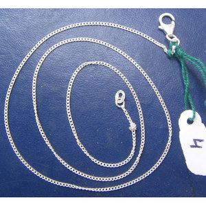 Cadena de Oro Blanco de 18K con Cruz, Chapada en Rodio y Oro, con Diamantes y Perlas como Piedras Principales, para Bodas - Product Image 1