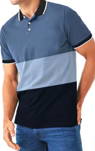 Logo personnalisé décontracté à manches courtes pour hommes pour polos Nouveau design 100% toile de coton avec motif uni teint - Product Image 5