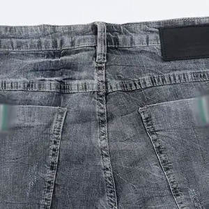 Pantalones cortos vaqueros sólidos de algodón 100% de alta calidad para hombre, ropa de entrenamiento informal transpirable de secado rápido, gran oferta - Product Image 3