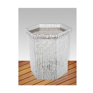 top trending Table <b>Lamp</b> With <b>silver</b> Nickle Finishing star shape Crystal Design Round Shape Excellent Quality For Lighting - Product Image 3