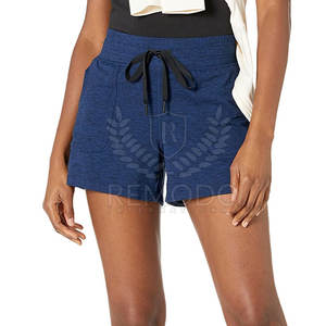 Pantalones cortos ligeros para mujer, precio al por mayor, pantalones cortos cómodos para mujer, pantalones cortos con cintura elástica para mujer, venta en línea - Product Image 4