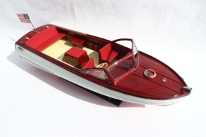 MODÈLE DE BATEAU CHRIS CRAFT SEA SKIFF-MODÈLE D'ARTISANAT POUR LA DÉCORATION DE LA MAISON-MODÈLE DE BATEAU D'ARTISANAT DÉCORATIF - Product Image 5