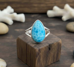 Bague en plaqué or rose, rhodié, turquoise, sertissage de pierre naturelle, design tendance pour femme, cadeau de fête de mariage unisexe - Product Image 5