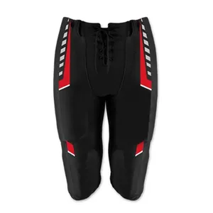 Американский футбольный пояс, интегрированные брюки со встроенными 5 подушечками, футбольный пояс, короткий для мужчин