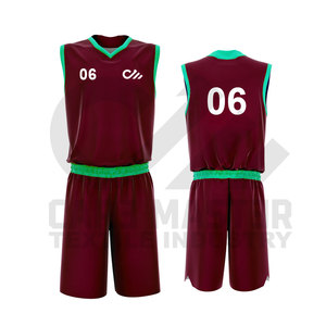 Uniforme respirant de haute qualité Uniforme de basket-ball pour hommes Logo personnalisé Vêtements d'équipe Bonne conception imprimée Basketball par sublimation sportive - Product Image 6