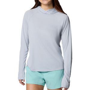 Custom Logo Breathable Long Sleeves Polyester Spandex Fabric Newest Style Fishing <b>Hoodies</b> For Women's - Product Image 1