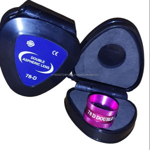 Ophtalmologie et optométrie à double lentille asphérique de qualité supérieure SS 78D avec boîtier en plastique et livraison gratuite dans le monde entier pour l'exportation. - Product Image 1