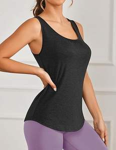 Kout Tank Tops para mujer Racerback Loose Fit Yoga Top sin mangas Gym Shirt Running Athletic Tanks Pack - Product Image 5