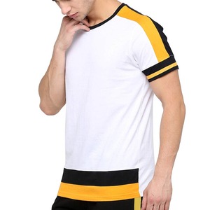 Haute qualité en gros col rond manches courtes classique grande taille hommes T-shirt 100% coton respirant recadrée T-shirt hommes - Product Image 2