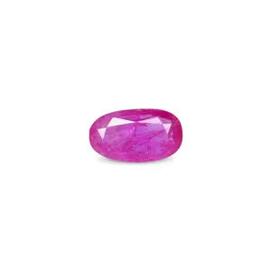 Rubí (Manik) - Gema Natural Facetada en Forma de Estrella de 5.37 Quilates, Colores Naranja, Rosa, Rojo, Amarillo, Azul, Verde, 8mm 1mm, Creado en Laboratorio, Pulido con Calor - Product Image 1