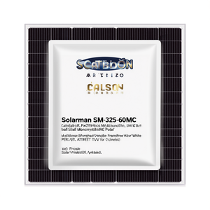 Panel Solar Monocristalino PERC de Media Celda Tipo N Solarman SM-325-60MC, Sin Marco, Lámina Trasera Blanca, Certificado TUV - Product Image 2