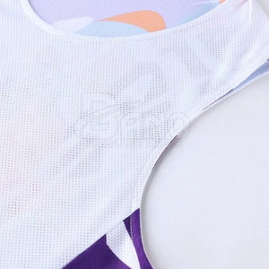Uniforme de baloncesto cómodo de talla grande sin mangas para hombres, ropa deportiva para exteriores, uniforme de baloncesto para adultos - Product Image 2