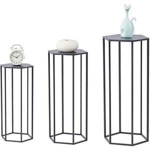 High Quality Newest Design Iron Flower <b>Stand</b> Tall Size Black Finished Square Flower <b>Stand</b> Side <b>Corner</b> Decorate Living Room - Product Image 2