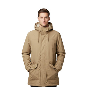Chaqueta de Invierno con Capucha para Hombre, Estilo Marshall, con Forro Grueso y Cálido, Transpirable y Ecológica - Product Image 1
