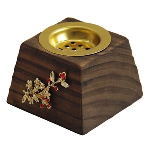 Bakhoor เตาเผาไม้สไตล์อาหรับ,ทำด้วยมือทรงหกเหลี่ยมเครื่องหอมไม้อาหรับดีไซน์ OEM จากโรงงานในเวียดนาม - Product Image 1