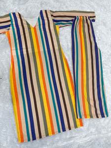 DESIGNER PARTY WEAR <b>RAINBOW</b> DIGITAL PRINT <b>TOP</b> -PENT - Product Image 5