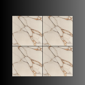 CARRELAGES DE SOL EN PORCELAINE ÉMAILLÉE POLI 600MM X 600MM CARRELAGES DE SOL DE LUXE À HAUTE BRILLANCE INTÉRIEURS DE HAUTE QUALITÉ ALDO GRIS OR - Product Image 5