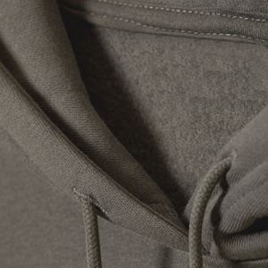 Sudadera Extra Grande de Invierno, Estilo Hip Hop Urbano, Logotipo Bordado, Felpa Francesa, Tinte Liso, 100% Algodón, Ecológica - Product Image 5