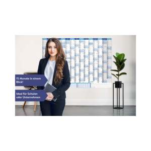 XXL 2026 Wall <b>Table</b> Desk Calendar Poster 250 Gsm <b>Matte</b> Paper Office Use with Clock and Promotion Features - Product Image 5