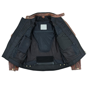 Diseños de moda Boys Classic Biker Jacket geiune leather bike - Product Image 4