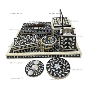 Quemador de Incienso de Nácar y Madera de Oud con Caja de Almacenamiento de Joyas y Bandeja, Quemador de Incienso al por Mayor - Product Image 4