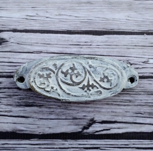 Venta caliente CK 558 Tiradores y manijas de hierro fundido ColourWash Perilla de gabinete de cajón de cerámica para uso en cocina y dormitorio - Product Image 3