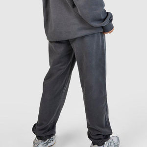 OEM Customizable Women's Casual Crop <b>Hoodie</b> Pullover <b>Oversized</b> <b>Fleece</b> Tracksuits Logo Feature Plus Size-for Winter Wear - Product Image 3